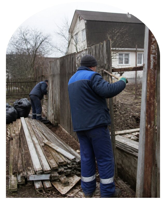 Демонтаж забора в Фрязине по цене от 4673 р. | Метпроект-Фрз