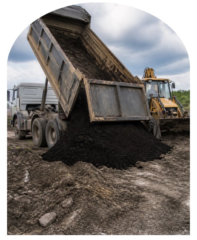 Завоз чернозема в Фрязине с доставкой для участка и сада